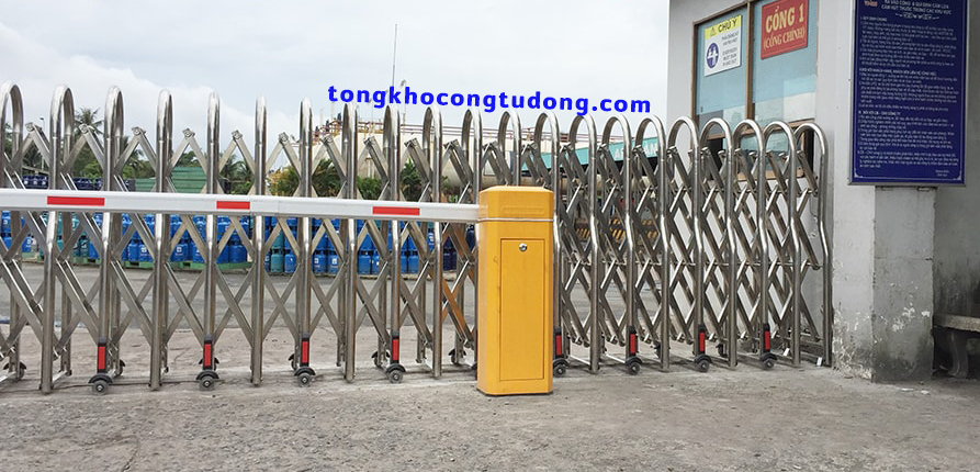 Giải pháp lắp đặt Barie - cổng xếp tại Nghệ An